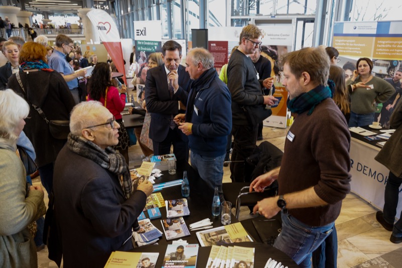 Networking auf einem Kongress